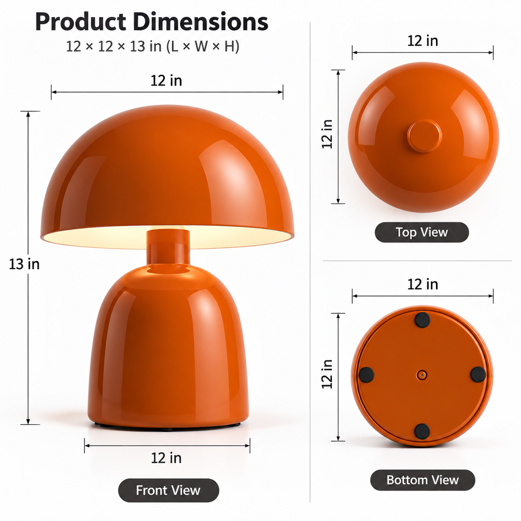Gosolviana™ Modern Dome Table Lamp
